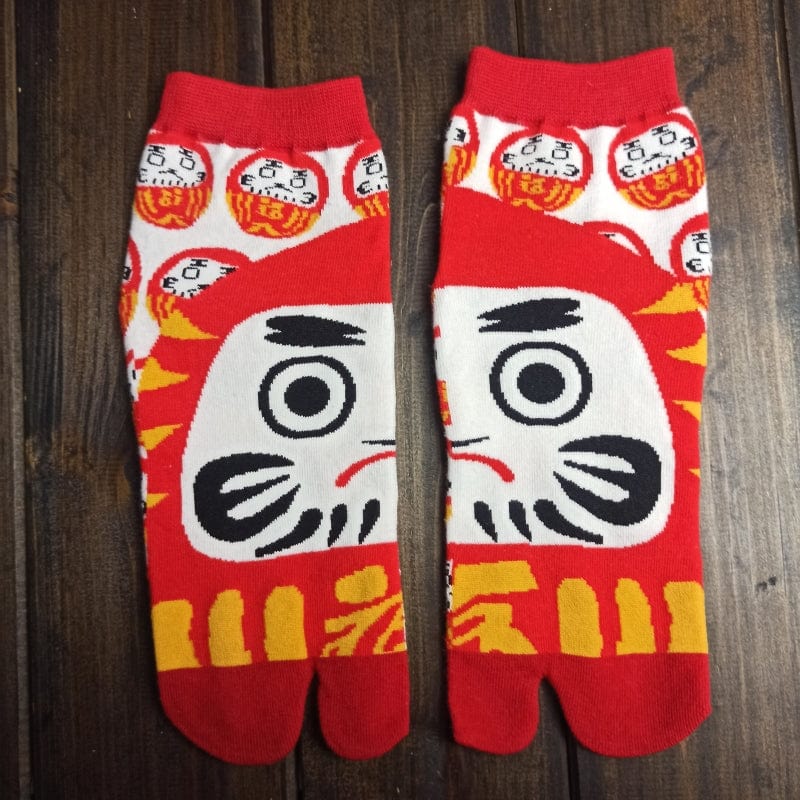 One Pair Of Dharma Two-Toe Grip Socks | NueShiny