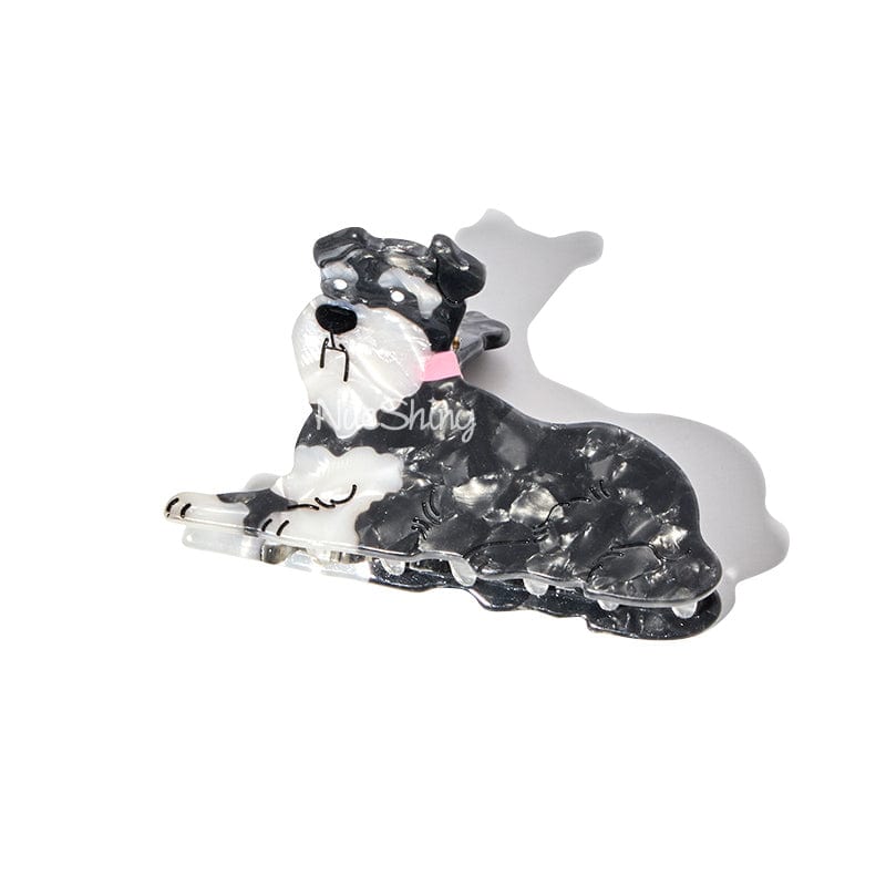 Schnauzer Dog Exclusive Design Hair Claw Clips丨NueShiny