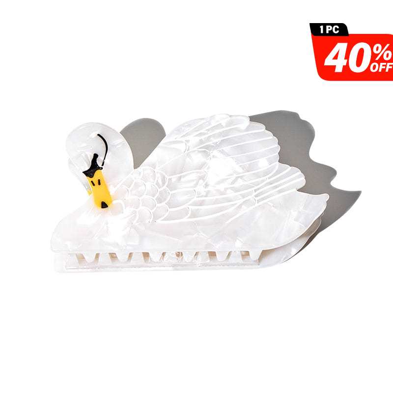 Large  Swans Hair Claw Clips| NueShiny