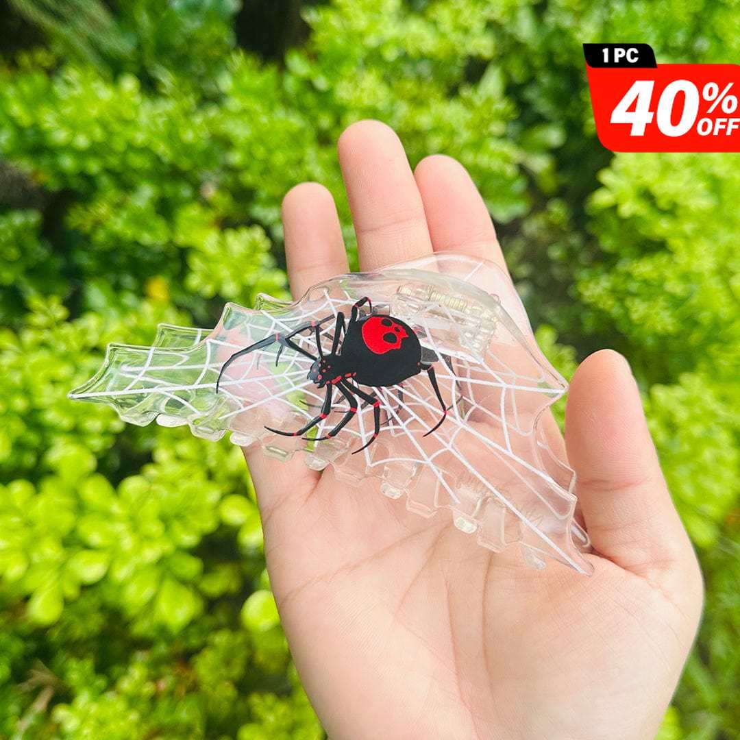 Jumbo Black Spider Hair Claw Clips | NueShiny