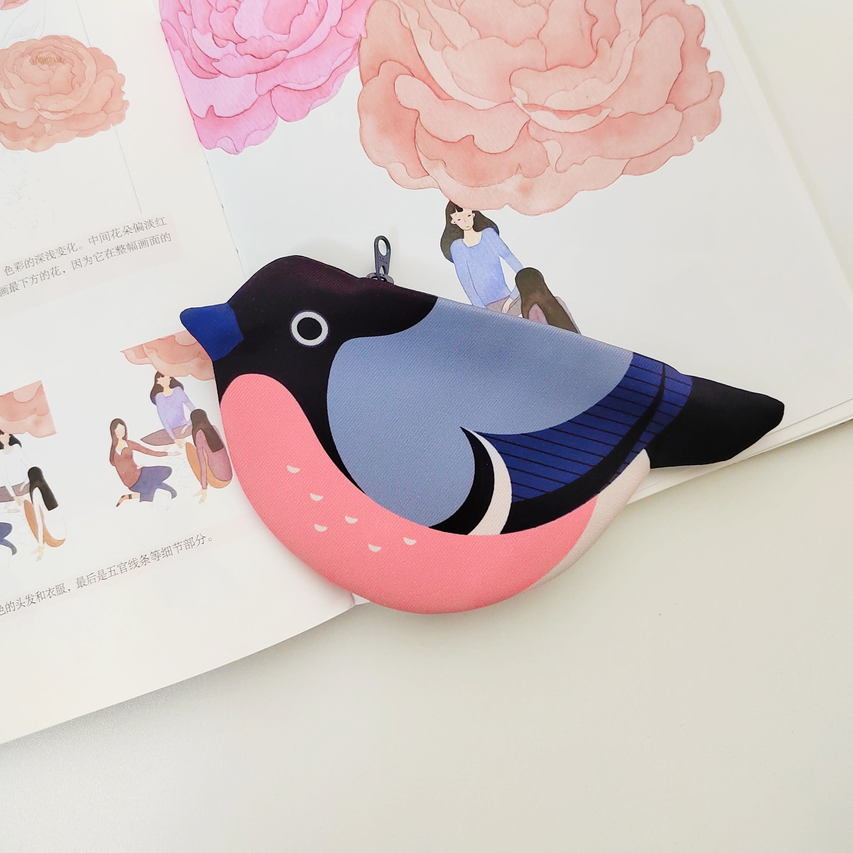 Bullfinch Zipper Coin Purse | NueShiny&PIPIZU