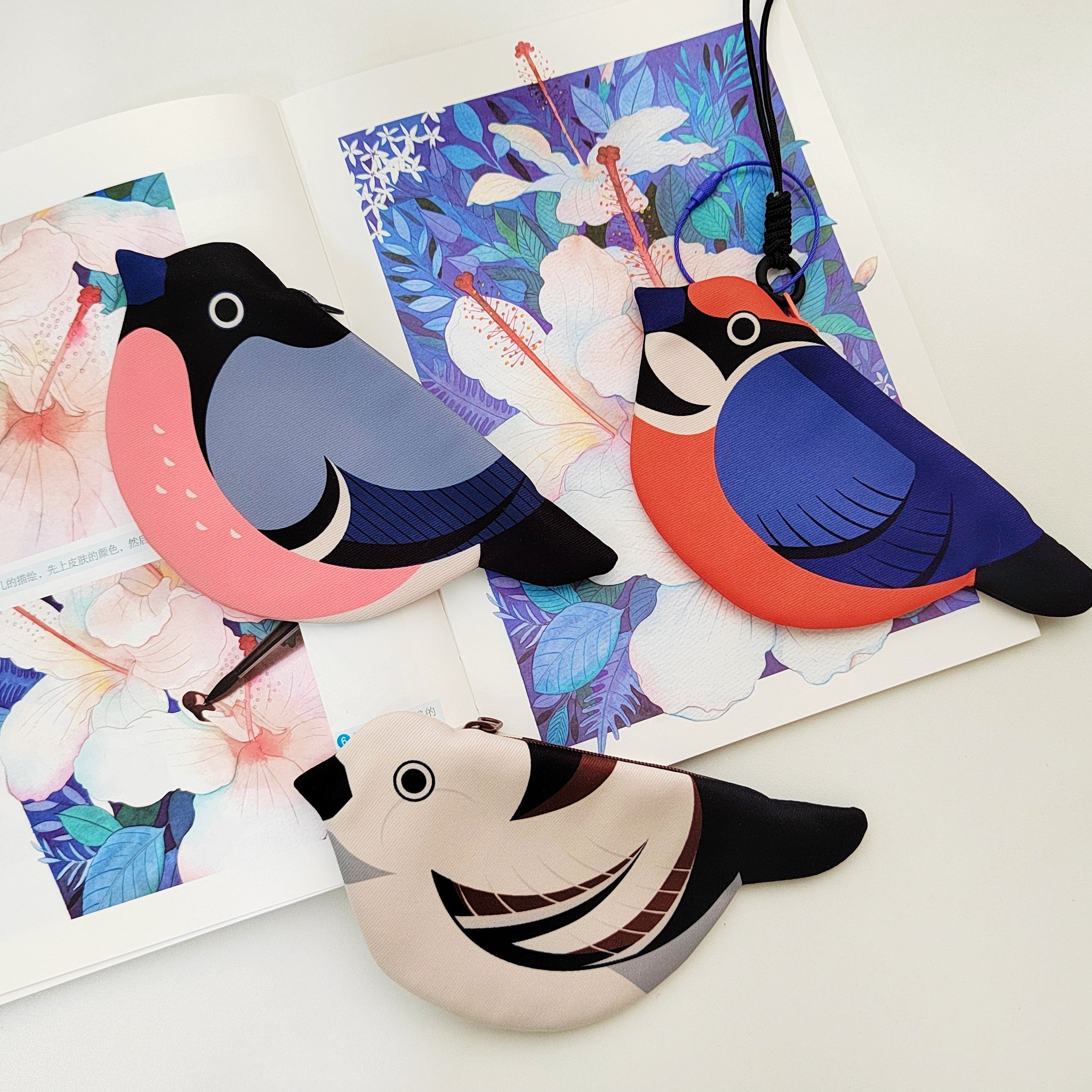 Bullfinch Zipper Coin Purse | NueShiny&PIPIZU