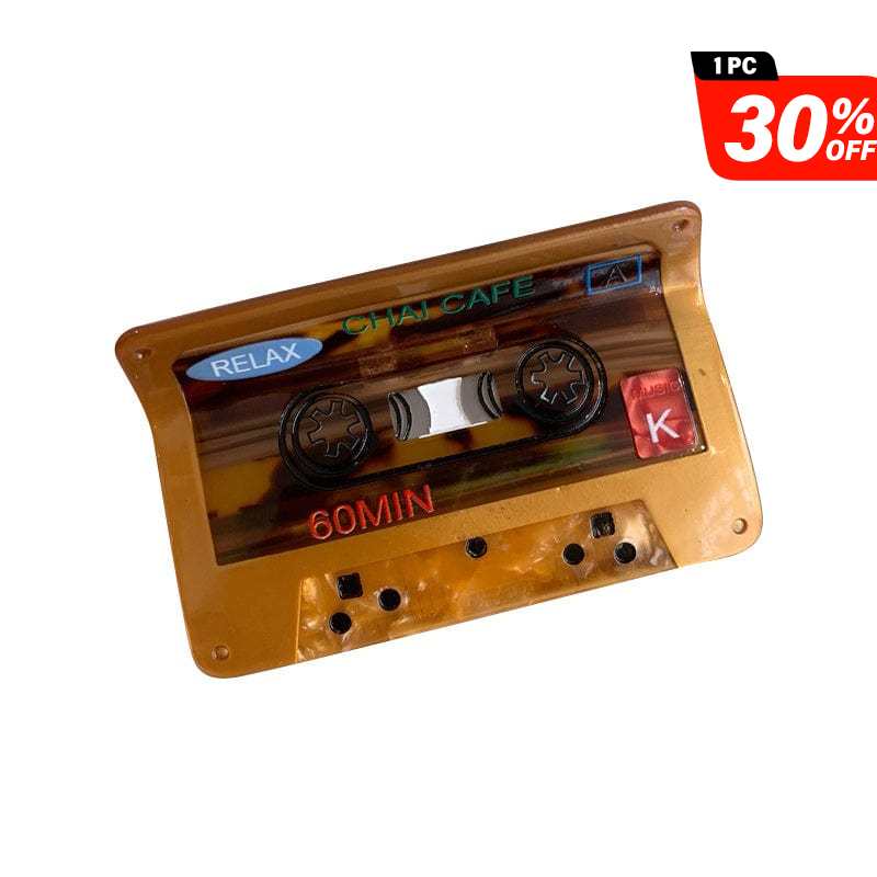 Small Video Tape Hair Claw Clips| NueShiny&BubblesClub