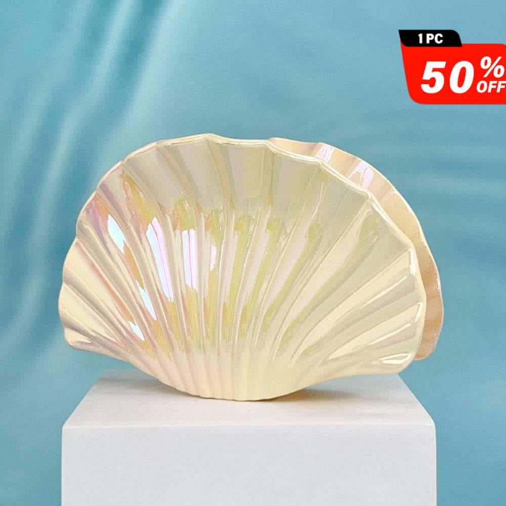 Gradient Yellow-Purple Shell Hair Claw Clips | NueShiny