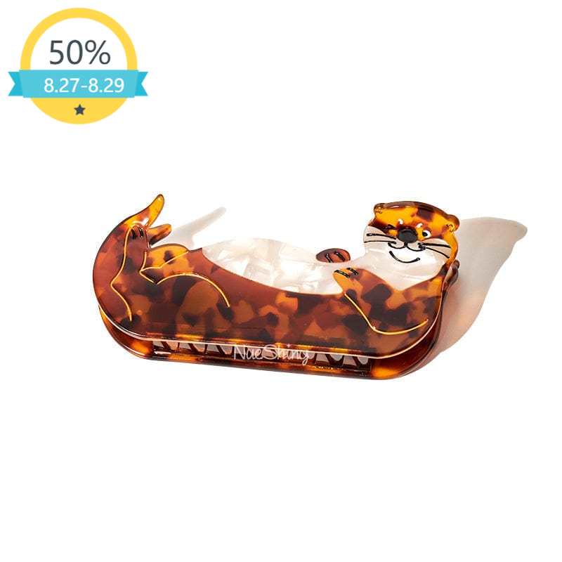 Medium Sea Otter Hair Claw Clips丨NueShiny