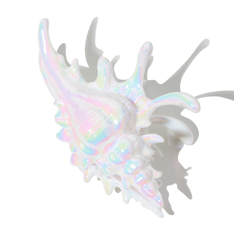 Mermaid Pearlescent White Conch Hair Claw Clips| NueShiny&BurningMoon