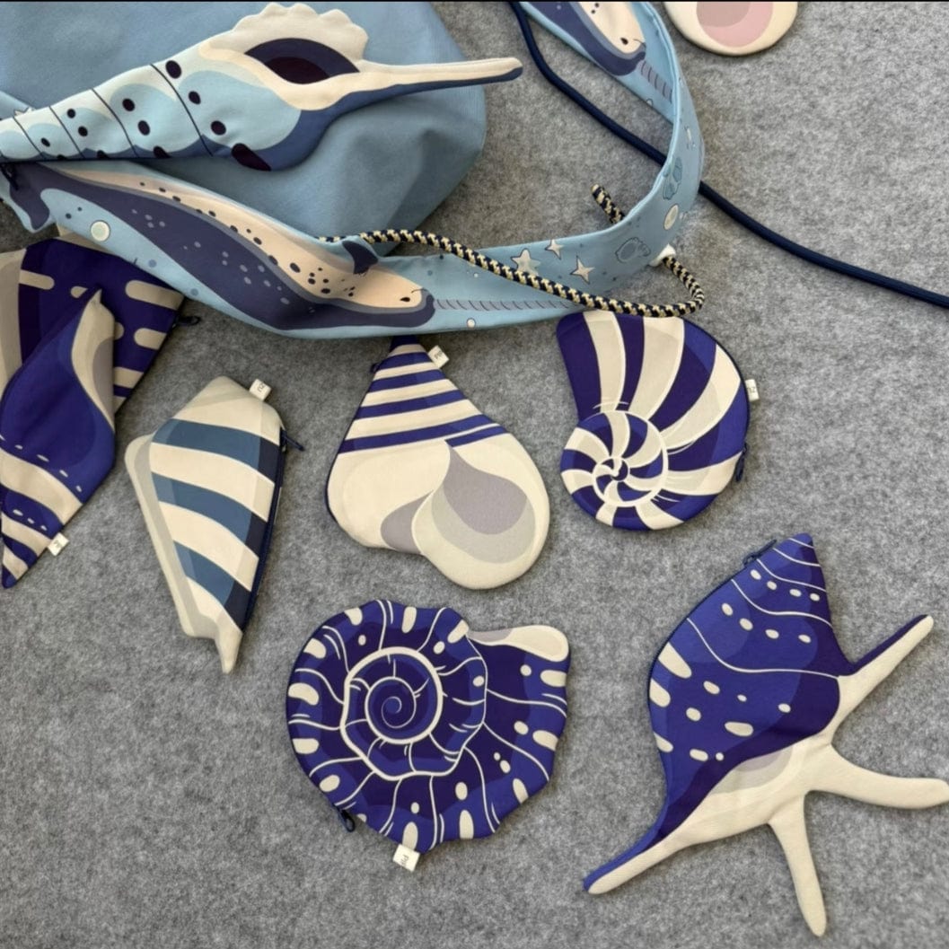 Conch Shell Zipper Card Holder| NueShiny & PIPIZU