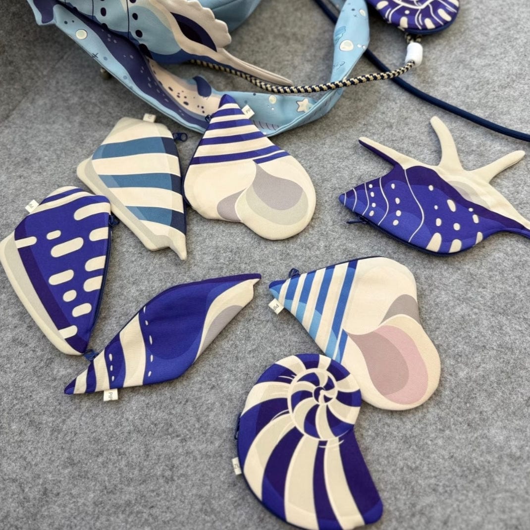 Conch Shell Zipper Card Holder| NueShiny & PIPIZU