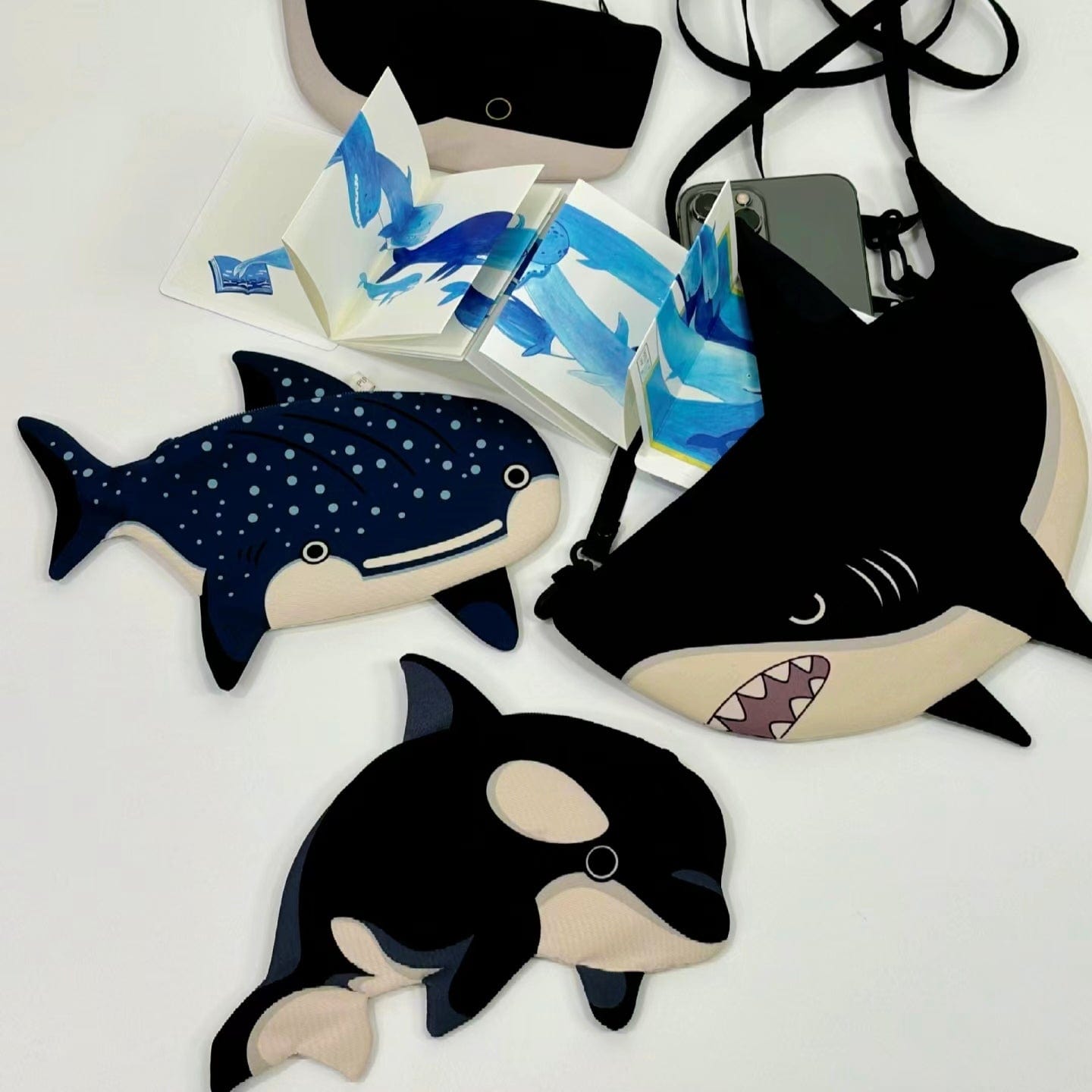Orca Drawstring Bag | NueShiny & PIPIZU