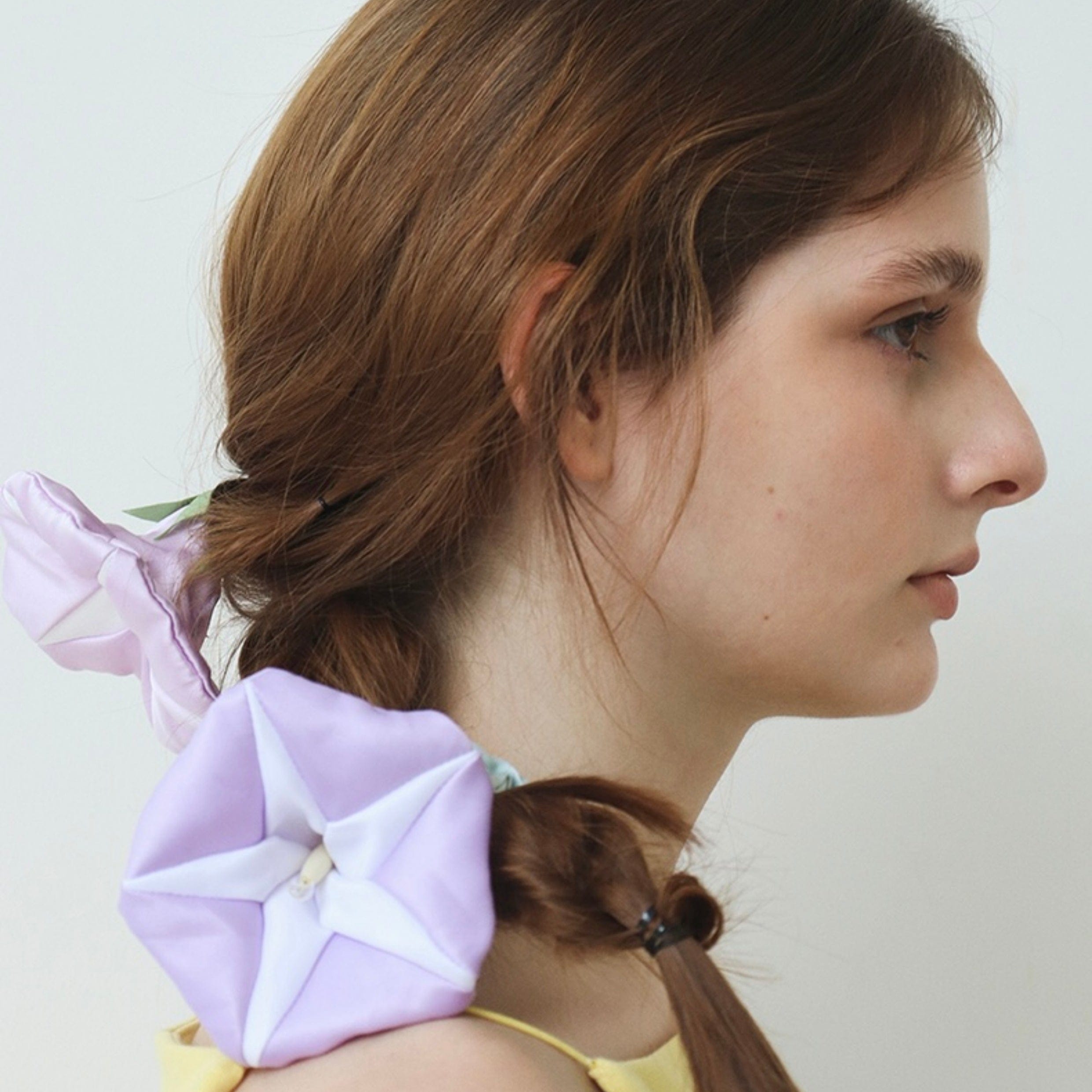 Morning Glory Hair Scrunchies | NueShiny& sorgenti