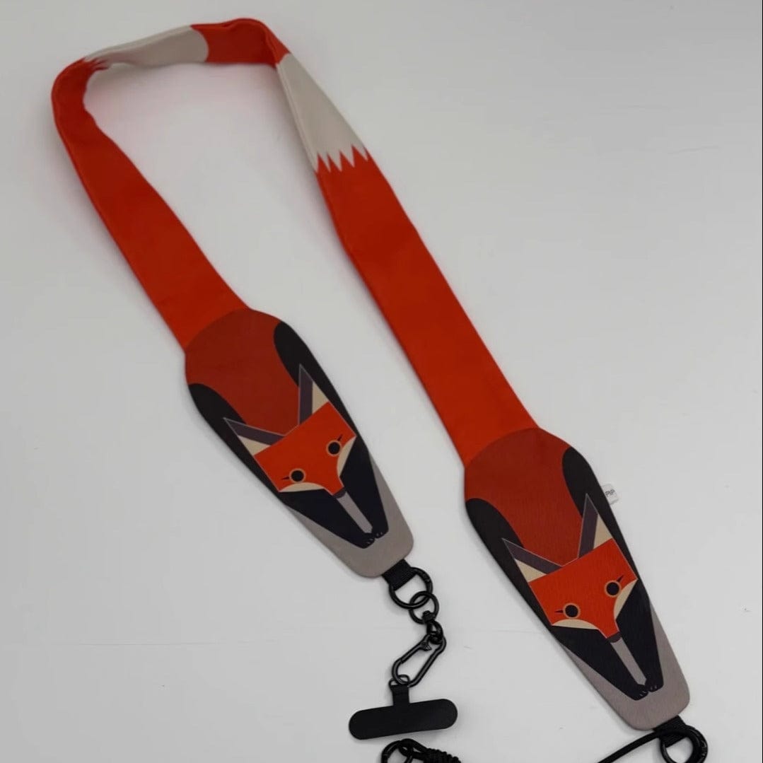 Red Fox Crossbody Phone Strap | NueShiny & PIPIZU