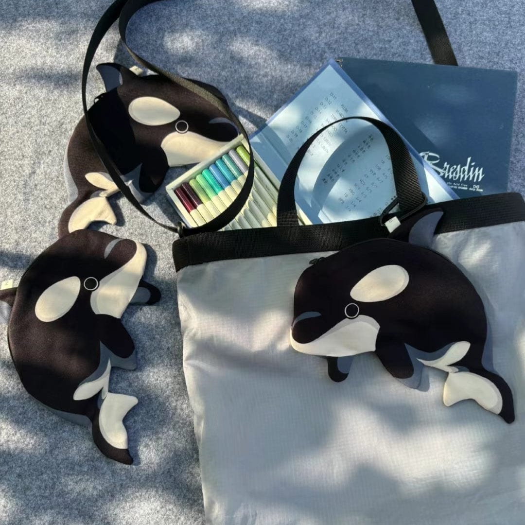 Orca Drawstring Bag | NueShiny & PIPIZU
