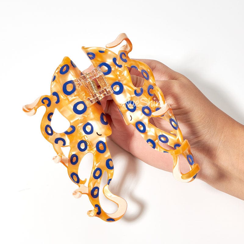 Jumbo Blue-Ringed Octopus Hair Claw丨NueShiny