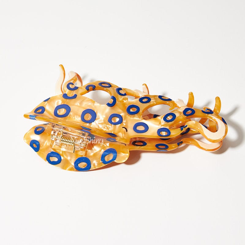 Jumbo Blue-Ringed Octopus Hair Claw丨NueShiny