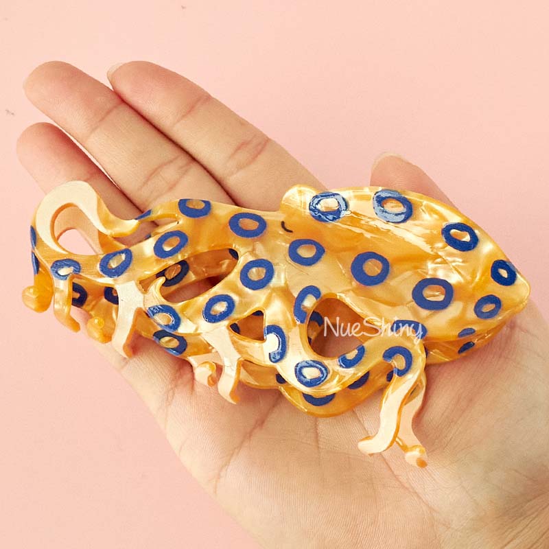 Jumbo Blue-Ringed Octopus Hair Claw丨NueShiny