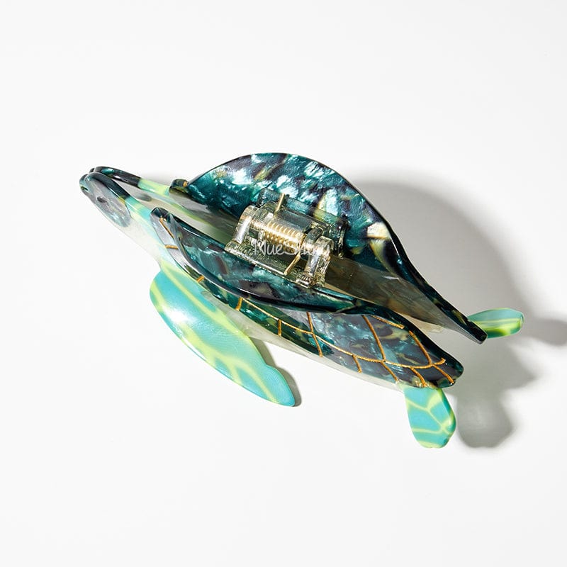 Large Green Sea Turtle Hair Claw丨NueShiny