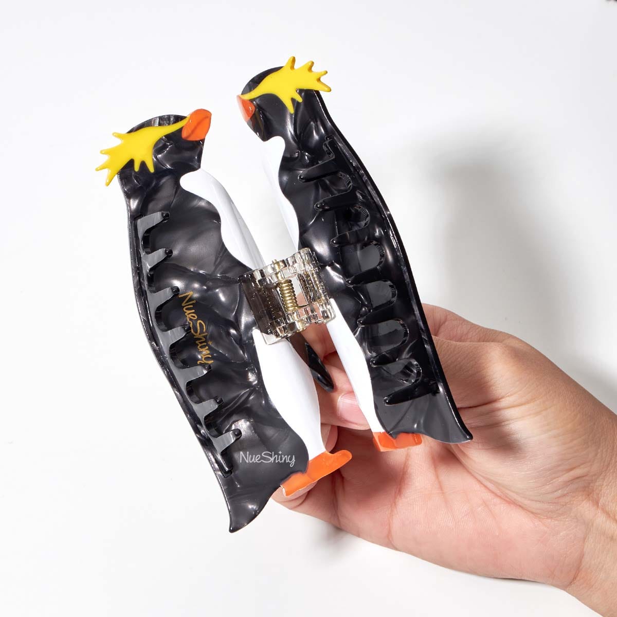 Jumbo Erect-crested Penguin Hair Claw丨NueShiny
