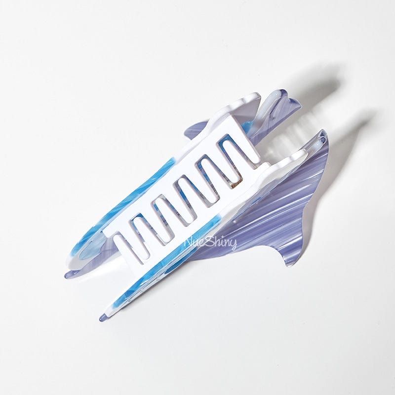 Jumbo Dolphin-Wave Hair Claw | Nueshiny