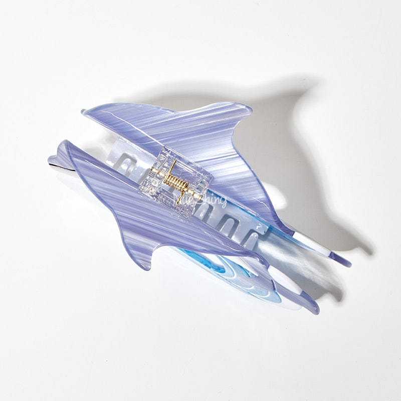 Jumbo Dolphin-Wave Hair Claw | Nueshiny
