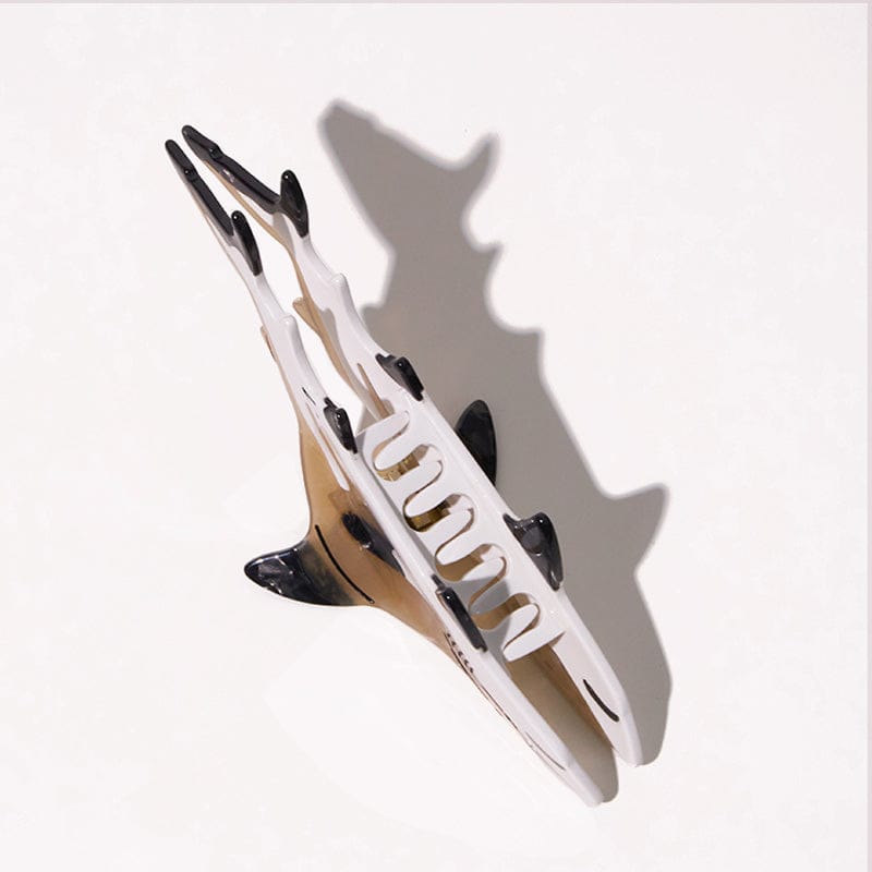 Jumbo Blacktip Reef Shark Hair Claw Clips | NueShiny