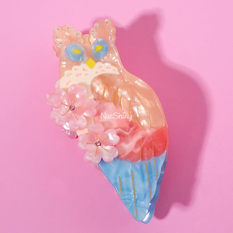 Large Owl Diamond Hair Claw Clips| NueShiny&JRP