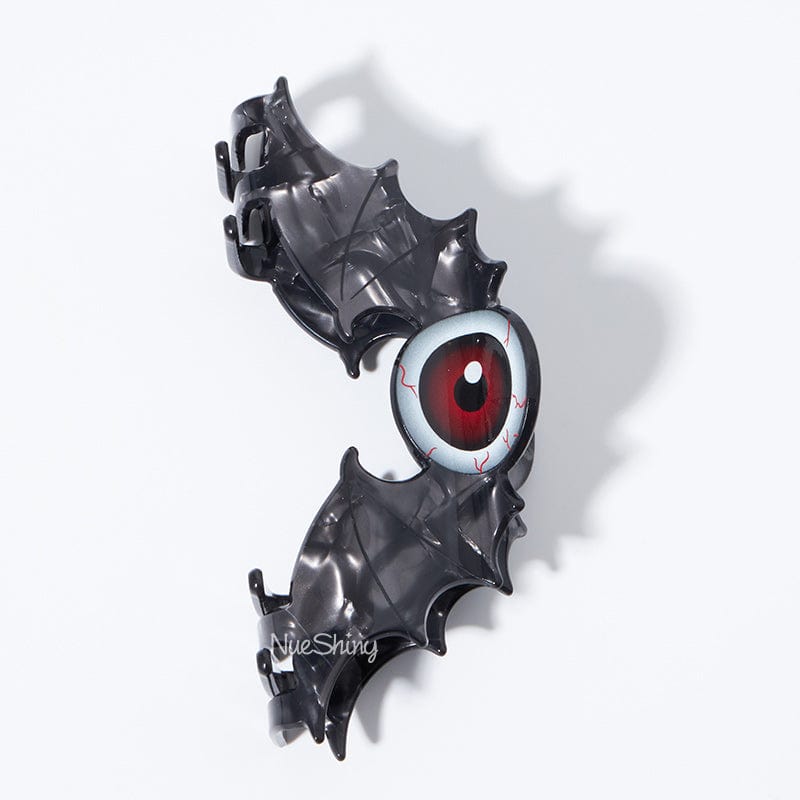 Jumbo Evil Eye Flying Bat Hair Claw Clips | NueShiny