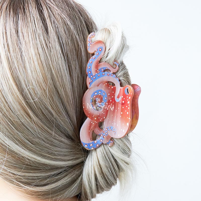 Jumbo Octopus Hair Claw Clips | NueShiny