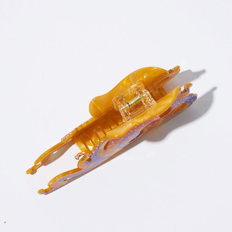 Orange Octopus Hair Claw Clips | NueShiny