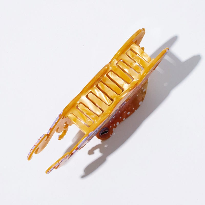 Orange Octopus Hair Claw Clips | NueShiny