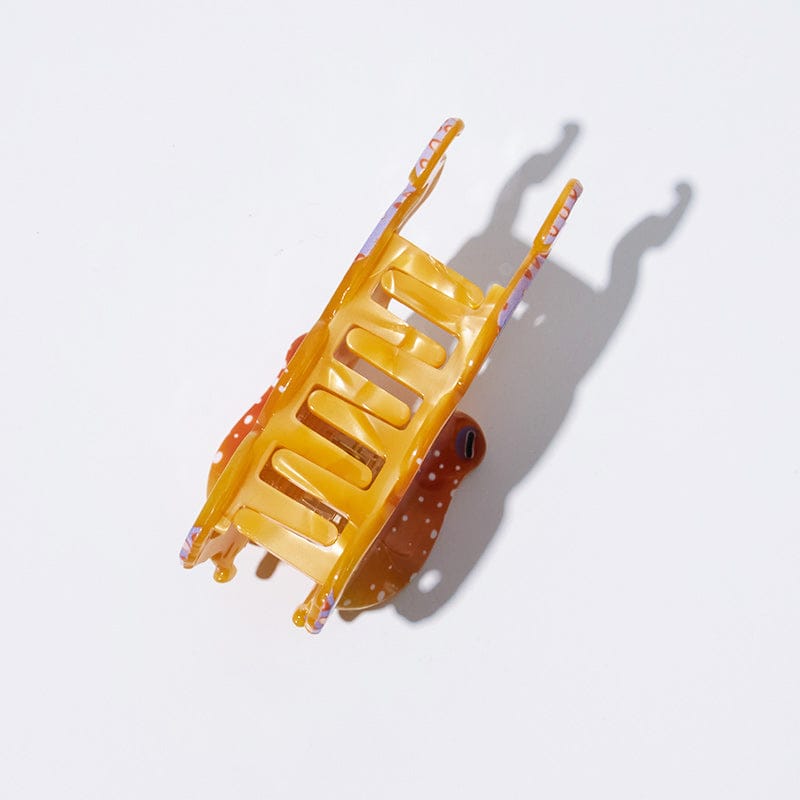 Orange Octopus Hair Claw Clips | NueShiny