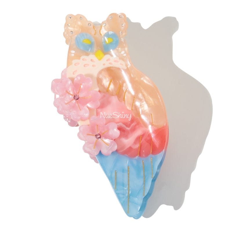 Large Owl Diamond Hair Claw Clips| NueShiny&JRP