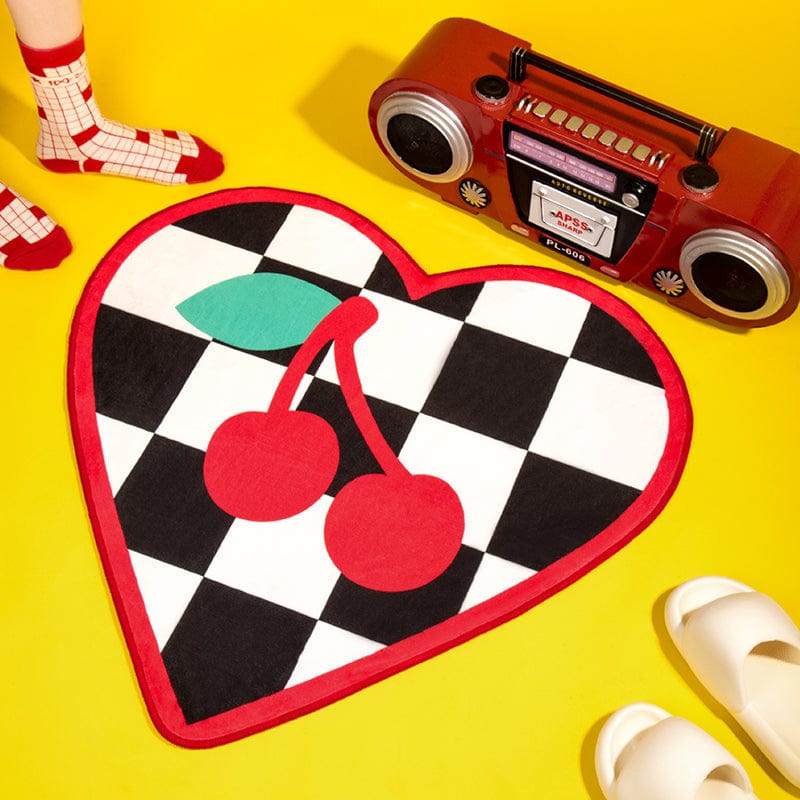 Cherry Heart Rug For Bedroom & Living Room丨NueShiny- Free Shipping