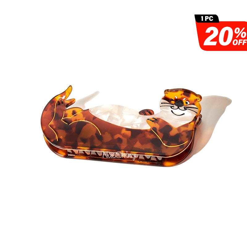 Medium Sea Otter Hair Claw Clips丨NueShiny