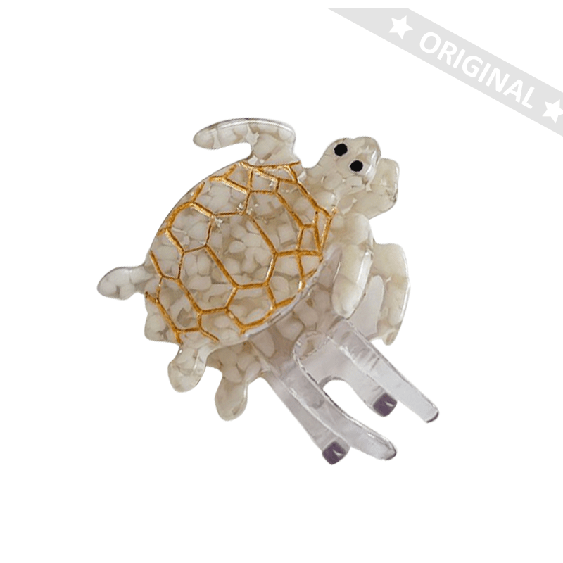Mini Pink Turtle Hair Clip NueShiny