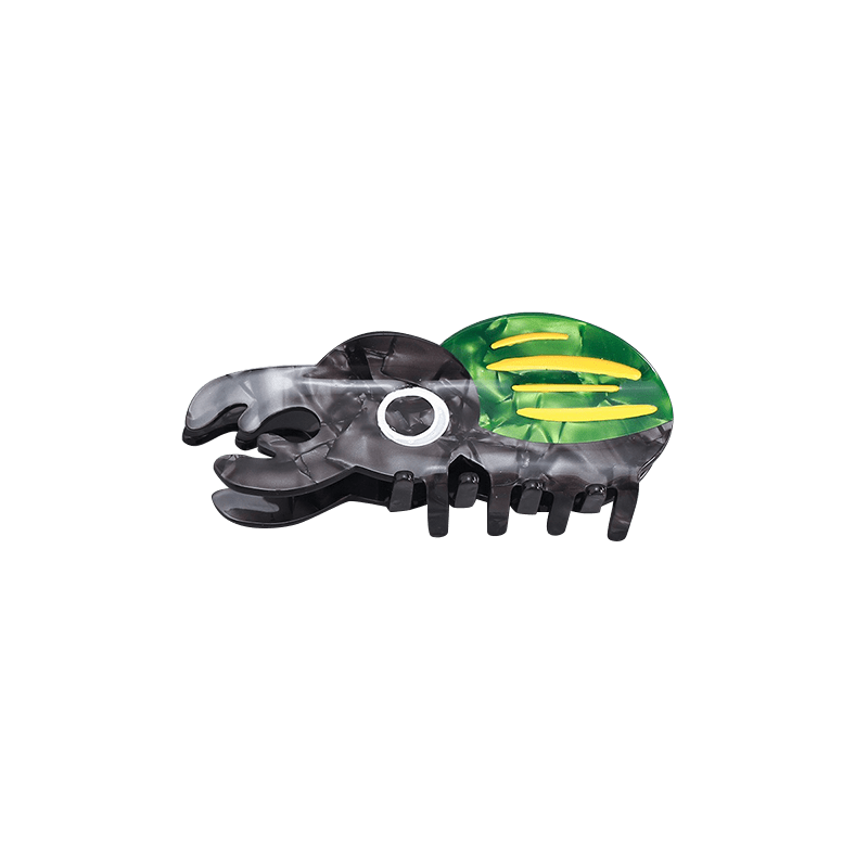 Medium Green Coleoptera Hair Claw NueShiny