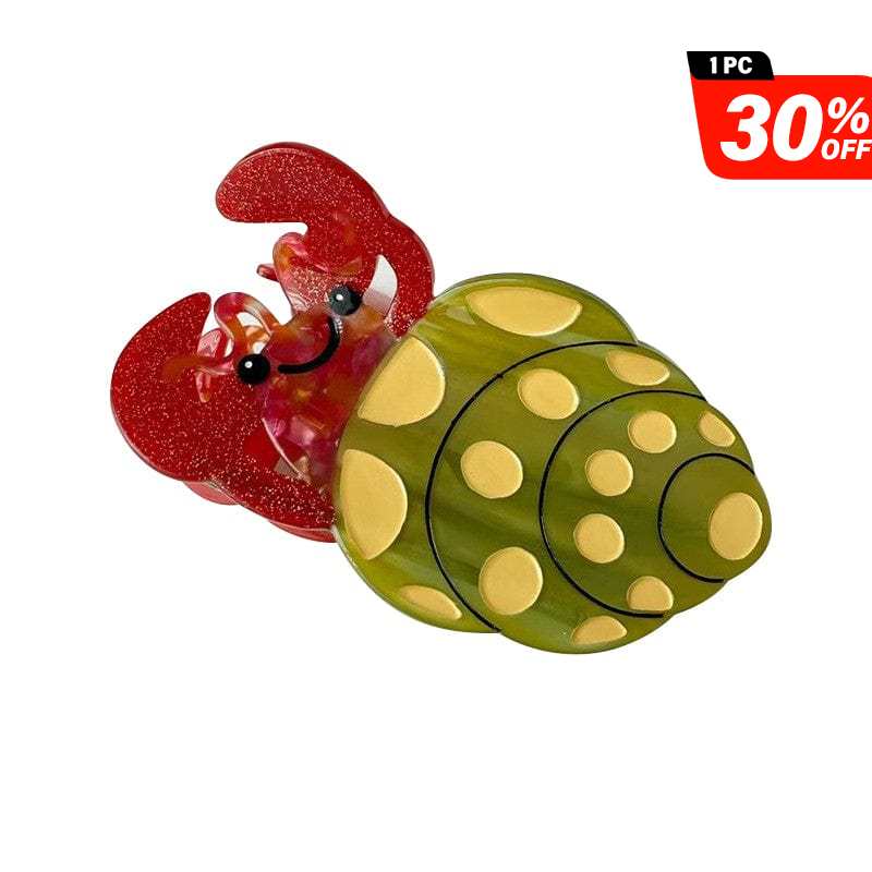 Medium Green Hermit Crab Hair Claw Clips | NueShiny