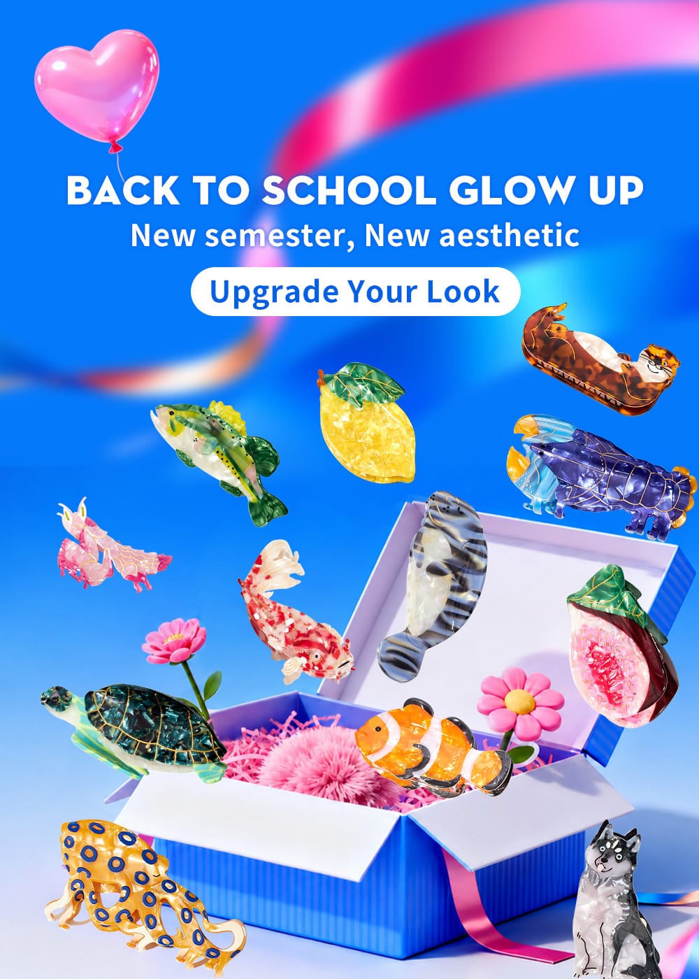 Nueshiny Newest Creative Hair Claw Clips