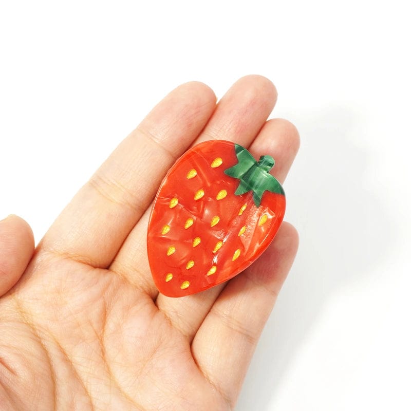 Medium Strawberry Summer Sweet Trend Hair Claw丨NueShiny