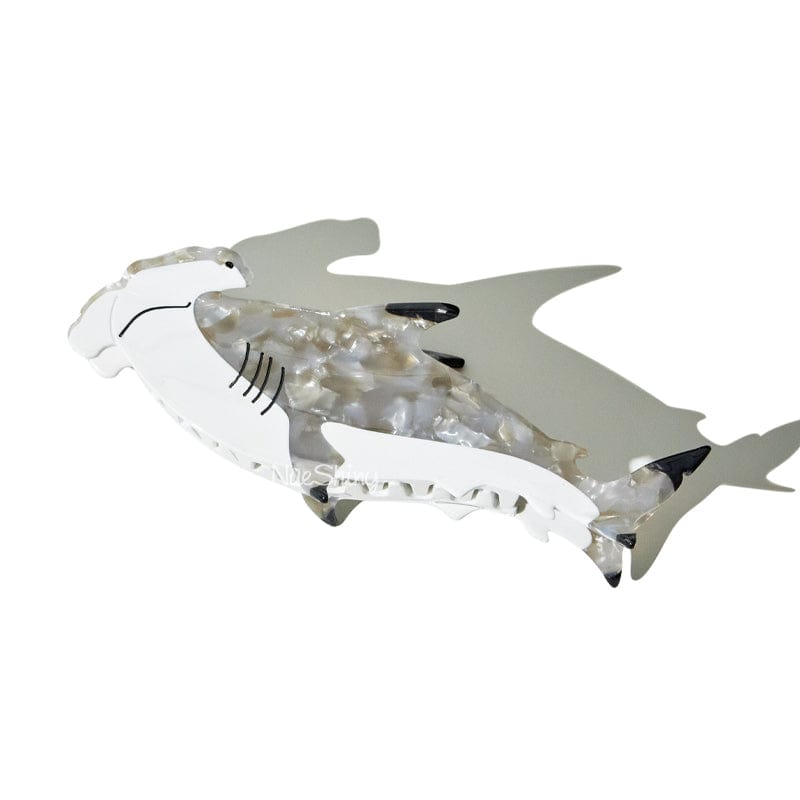 Jumbo Hammerhead Shark Hair Claw Clips NueShiny