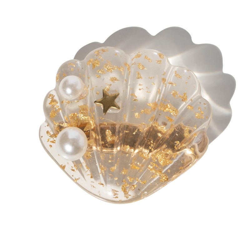 Golden Pearl Shell Ocean Series Hair Clip丨NueShiny