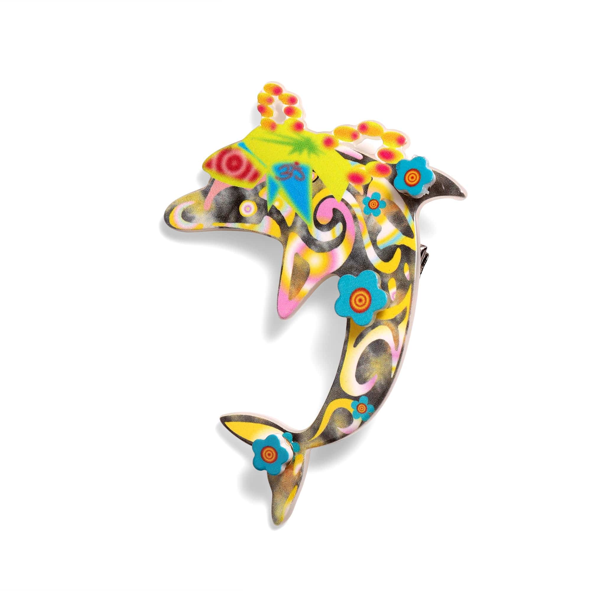 Medium Yellow Flower Hair Clip | NueShiny & Strangefruit