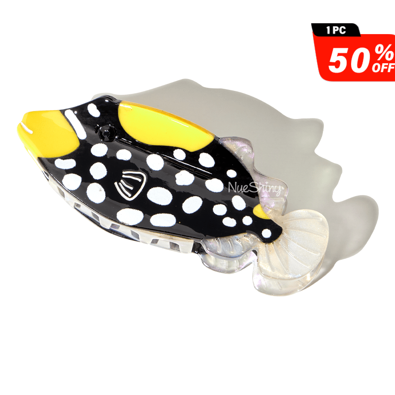Medium Clown Triggerfish Hair Claw Clips | NueShiny