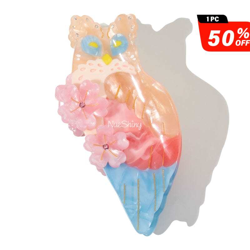 Large Owl Diamond Hair Claw Clips| NueShiny&JRP