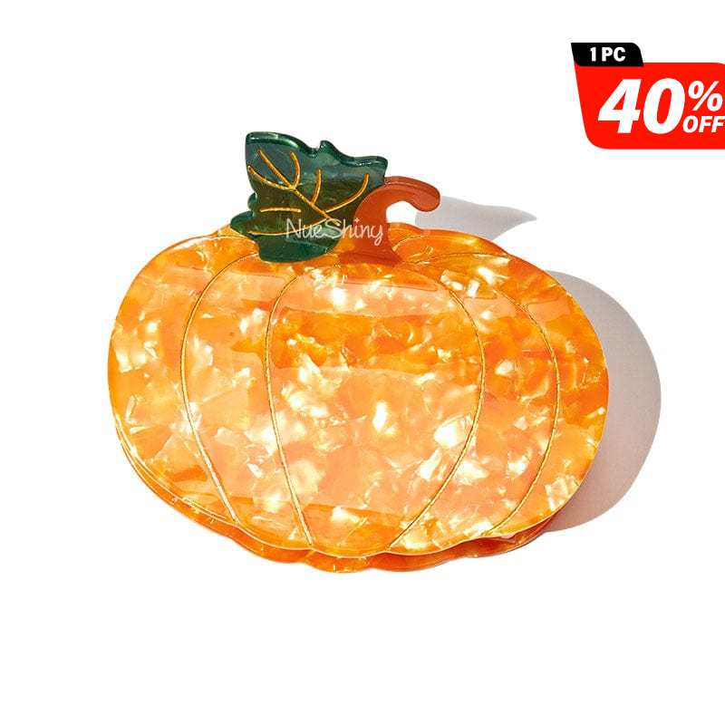 Large Pumpkin Hair Claw Clips | NueShiny