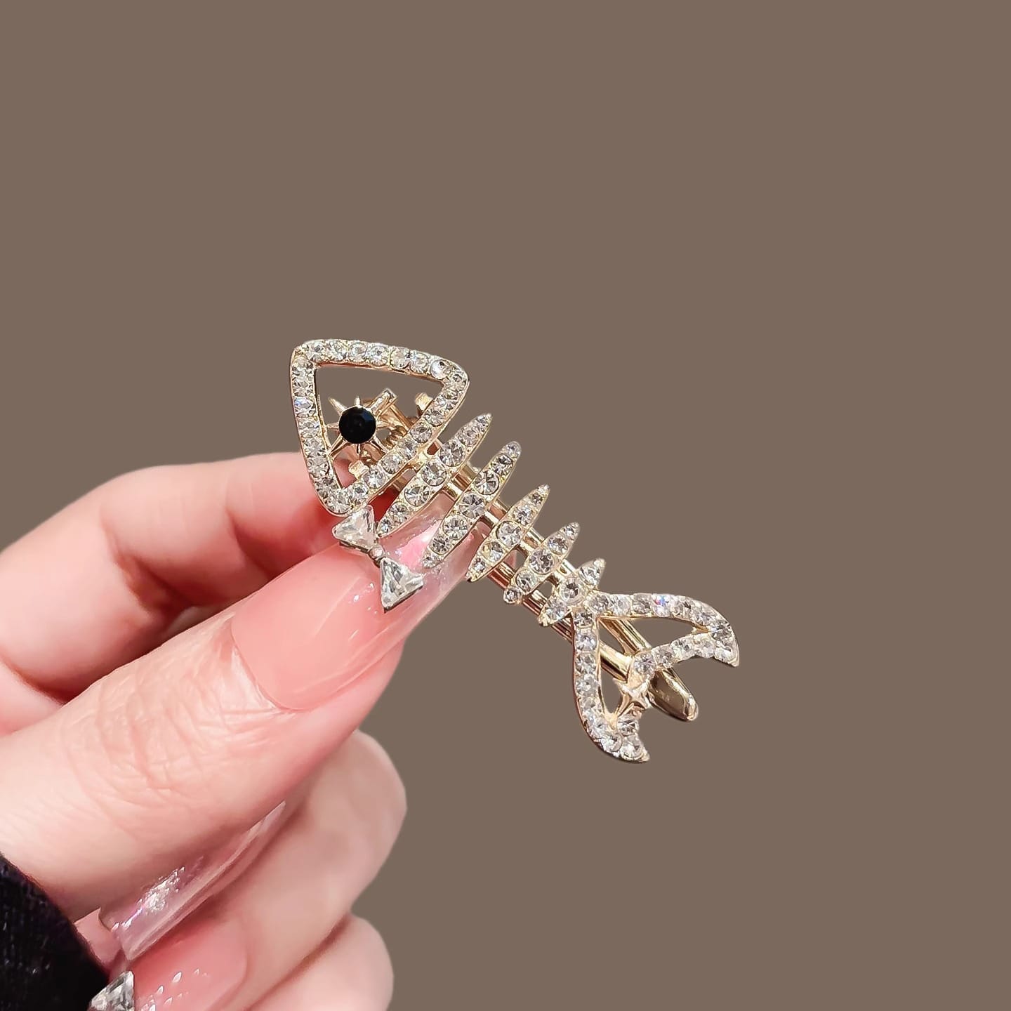 MIni Gold Fishbone Hair Clip | NueShiny