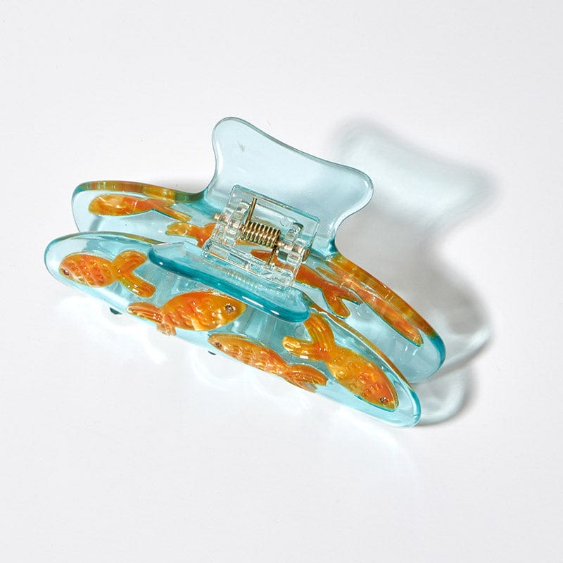 Large Vivid Goldfish Ocean Series Hair Claw丨NueShiny