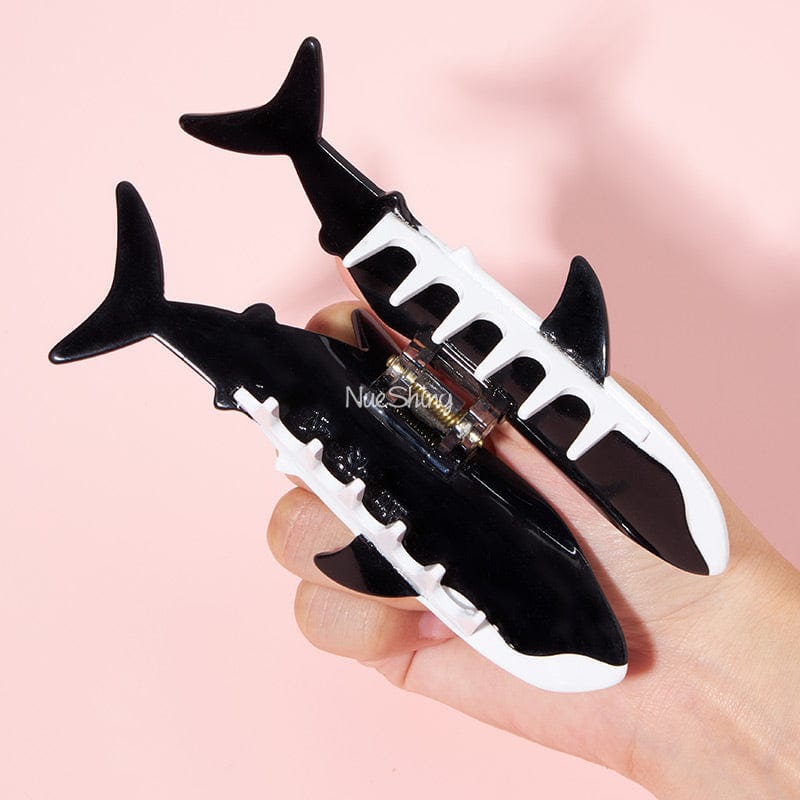 Jumbo Whale Shark Hair Claw Ocean Series Hair Claw Clips丨NueShiny