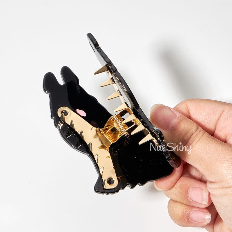 Black German Shepherd Dog Hair Claw NueShiny