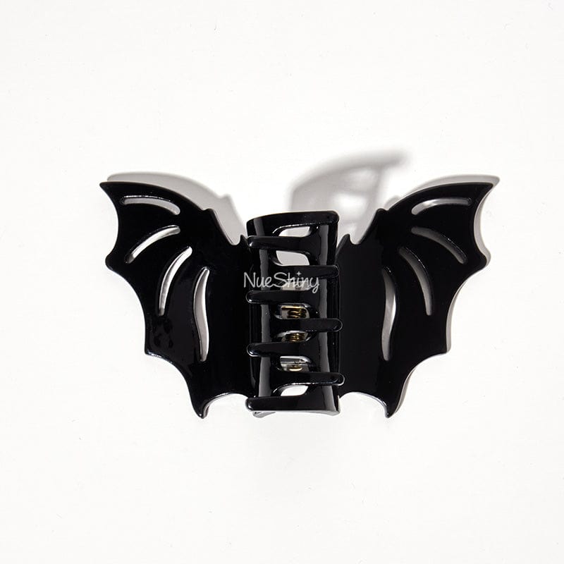 Small Halloween Black Space Hair Claw Clips丨NueShiny