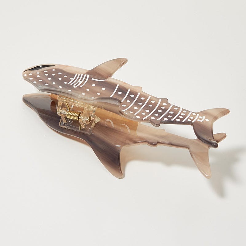 Jumbo Brown Whale Shark Ocean Series Hair Claw丨NueShiny